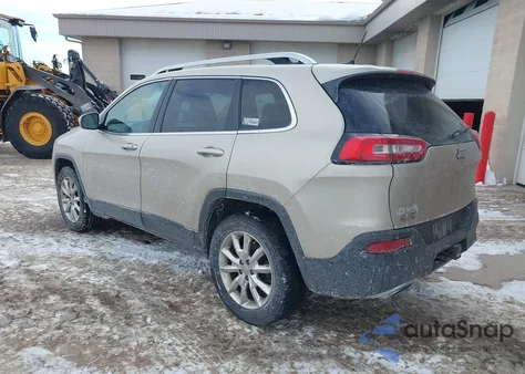 2015 Jeep Cherokee Limited from USA, damaged, VIN 1C4PJMDS9FW556327